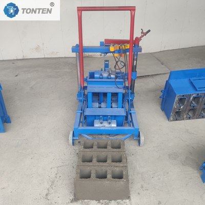 Direct Push Type Small Brick Making Machine Efisiensi Tinggi Membentuk Blok Dua Bata Dalam Satu Cetakan