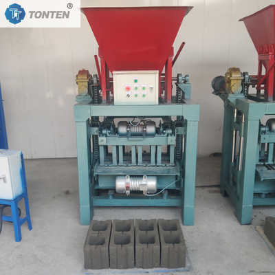 Mesin pembuatan batu bata multifungsi tanpa api Mesin batu bata standar dengan hopper