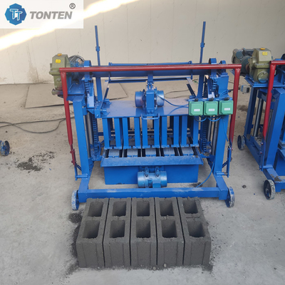 Mesin pembuatan batu bata beton dua lubang 220V Mesin pembuatan batu bata dua fase