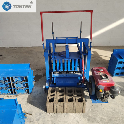 Diesel Blok Brick Membuat Mesin Tanah liat Cement Brick Membuat Mesin