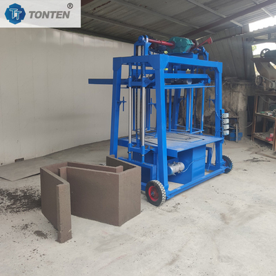 Hydraulic Interlocking Block Brick Making Machine Mesin pembuatan batu bata di Kenya