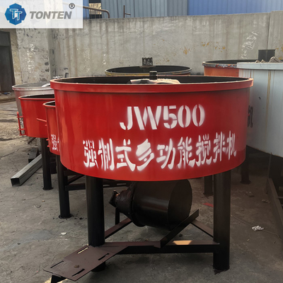 500l 700l Mesin pengaduk semen otomatis pengaduk beton datar