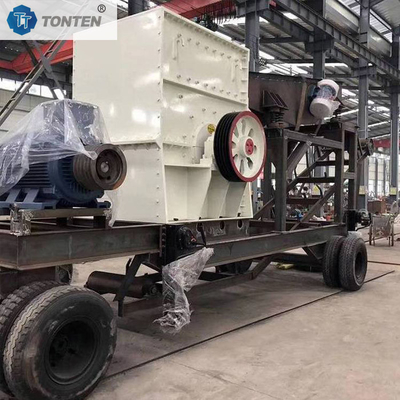 Kotak Mobil Batu Crusher Mesin Hammer Crusher Kotak mesin penghancur