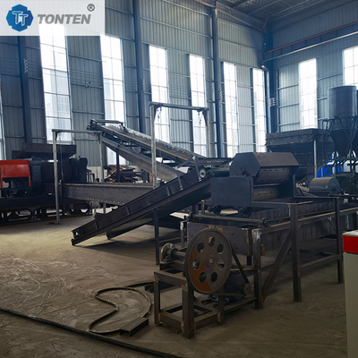 Sistem penghancur karet ban stainless steel tahan lama Efisiensi tinggi untuk daur ulang skala besar