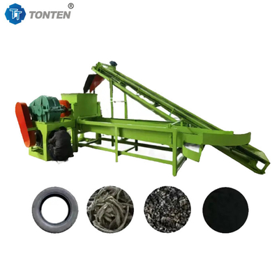 OTR Truk Scrap Ban Daur Ulang Pabrik Ban Crusher Mesin bubuk karet