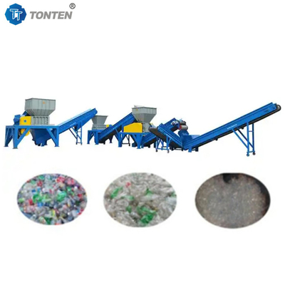 Mesin Daur Ulang Botol Plastik Limbah PP PET Pabrik Hot Washing Crusher
