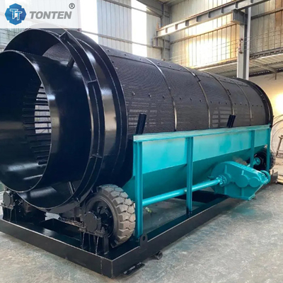 Sand Gravel Pebbles Screening Double Layer Shaftless Drum Screen Mesin