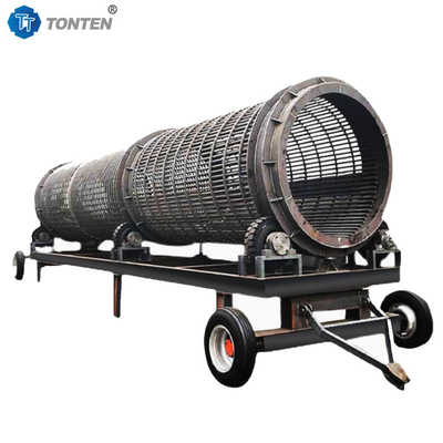 Sand Screen Peralatan Sand Vibrating Sieve Machine Untuk Pembagian Batu Pasir