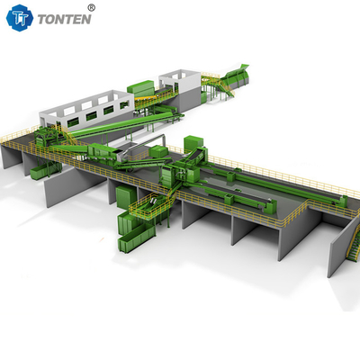 Marmer Beton Pebble Crushing Crusher Daur Ulang Sorting Line