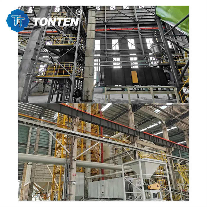 TONNES Mesin Produksi Industri Glass Crusher Untuk Pasir 6-25t Per Batch
