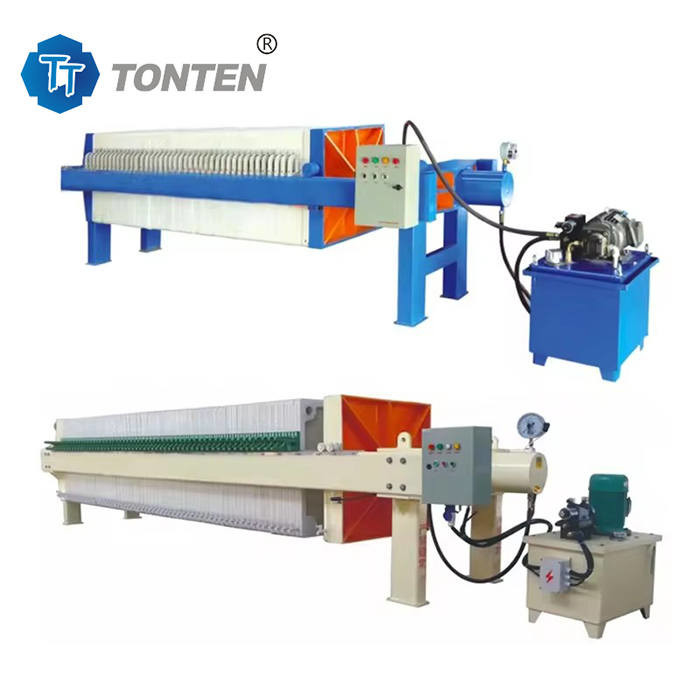 OEM Dewatering Mud Sludge Filter Press Machine Sistem hidrolik