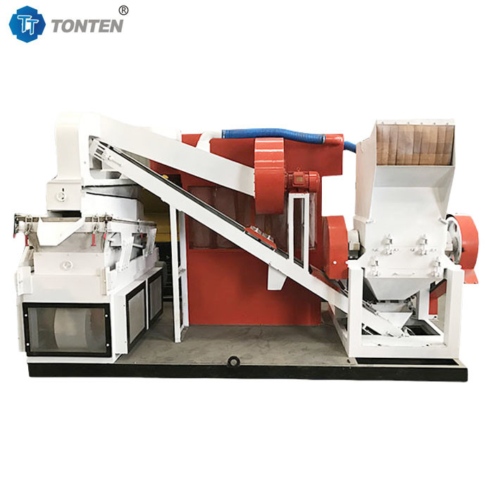 Tembaga Wire Granulator Mesin Scrap Kabel Tembaga Line Daur Ulang Untuk Separator