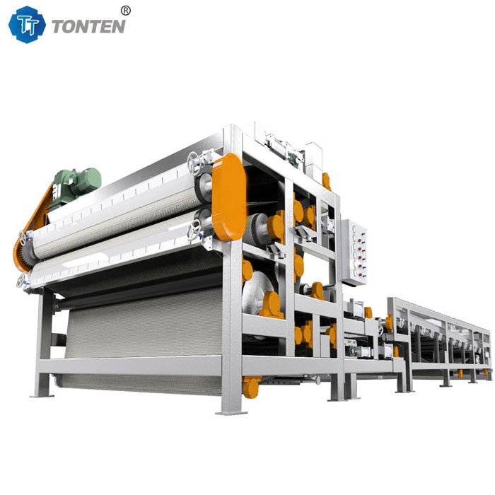 Mining Sludge Belt Press Dewatering Filter Machine Untuk Pengolahan Air Limbah