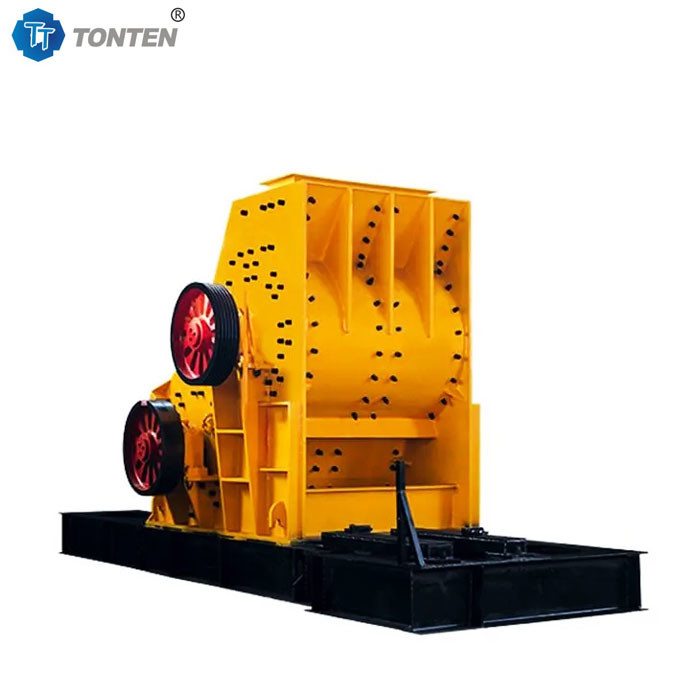 Bahan basah Dua Tahap Non Screen Crusher Mesin Dua Tahap Stone Crushing