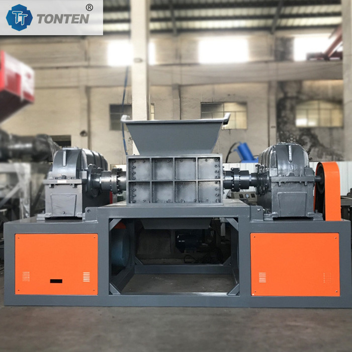 Tas Tenun Double Shaft Shredder Shredding Kain Tua Mesin Kayu