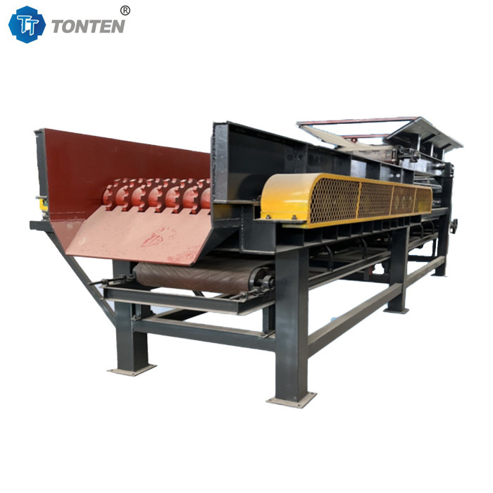 Clay Gravel Sand Separator Tanah Dan Lumpur Separator Mesin Dengan Conveyor
