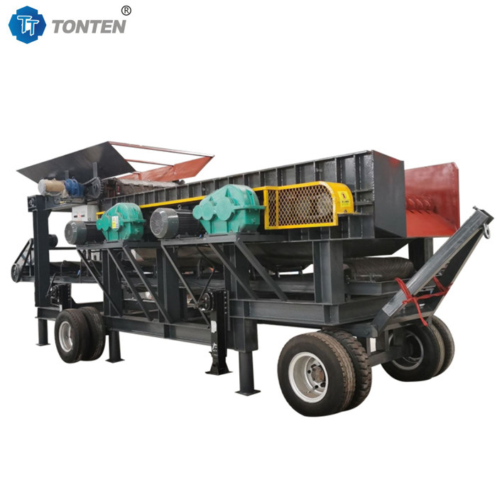 Vibrating Screening Bijih Clay Separation Sorting Dry Wet Mud Stone Separator