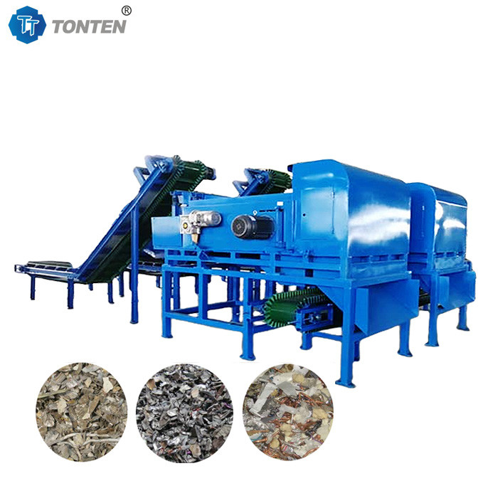Peralatan pemisahan material ekor Mesin pemisahan arus eddy logam non-ferrous