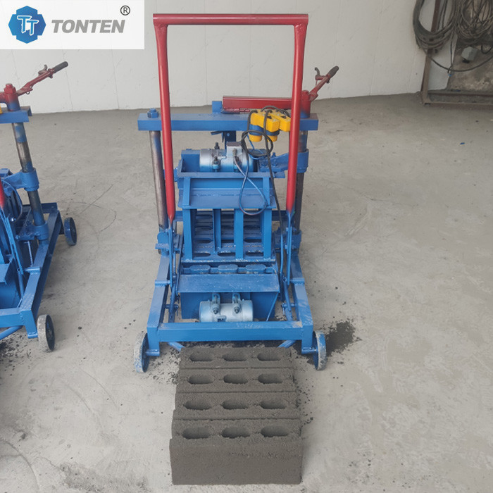 Direct Push Type Small Brick Making Machine Efisiensi Tinggi Membentuk Blok Dua Bata Dalam Satu Cetakan