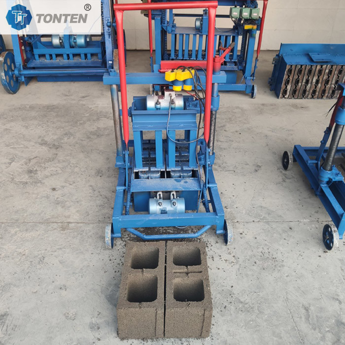 2-45 Mesin pembuatan batu bata berukuran kecil Output harian 2000-4500 blok