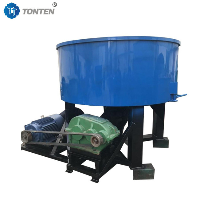 Tonten Pan Mixer Dalam Produksi Konstruksi Beton Campuran Seragam Campuran Cepat