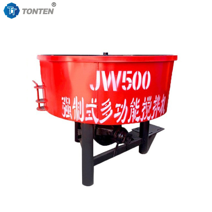 Mesin Pengaduk Pan Beton 500l Pengaduk Rol Tipe Pan