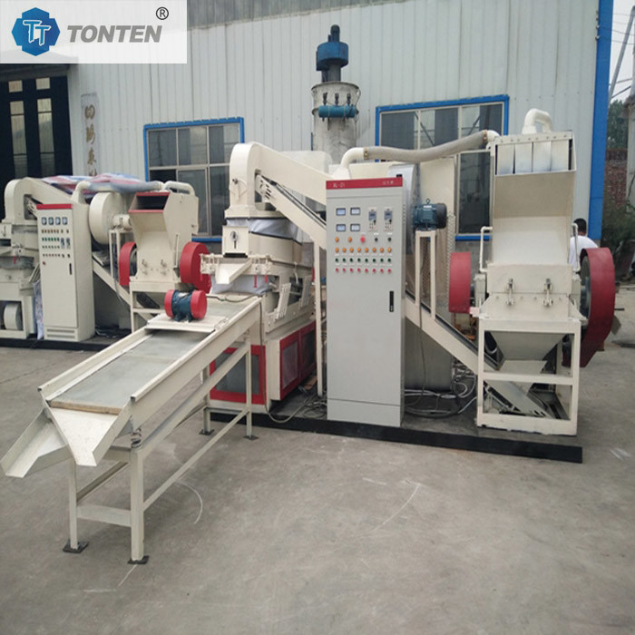 Tembaga Kabel Granulator Mesin Tembaga dilapisi kawat Sorting jalur