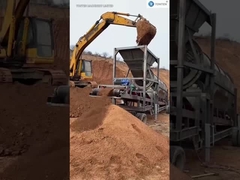 Mesin layar drum tanpa poros.