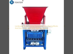 Peralatan Blok Bentuk Lansekap Blok Paving Lawn Dan Dekoratif Blok Brick Making Machine