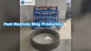 Mesin Manhole Ring Pracetak Produksi Efisiensi Tinggi